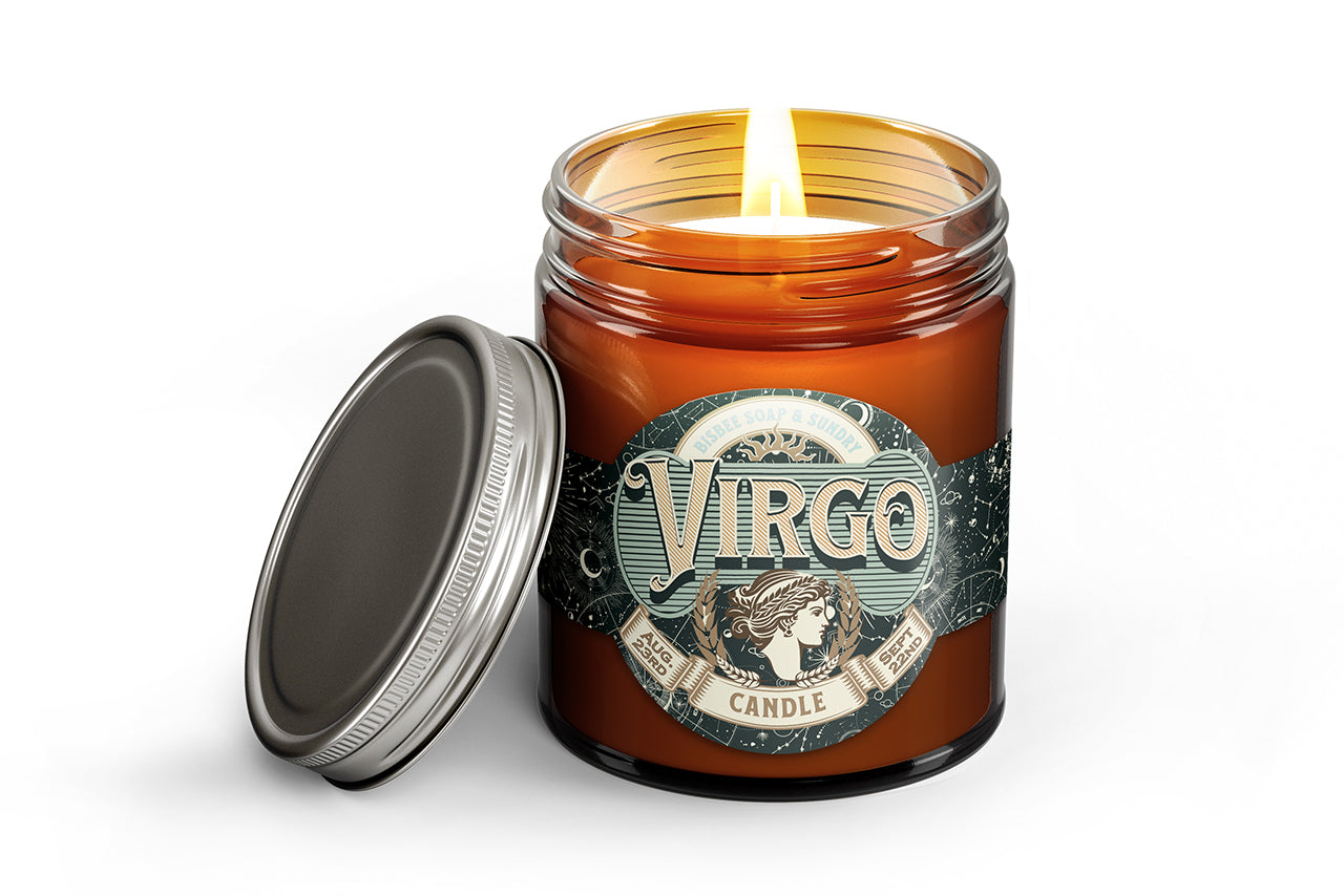 Virgo Zodiac Candle
