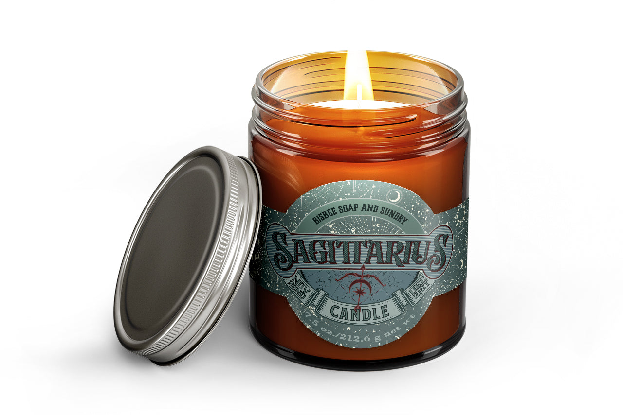 Sagittarius Zodiac Candle
