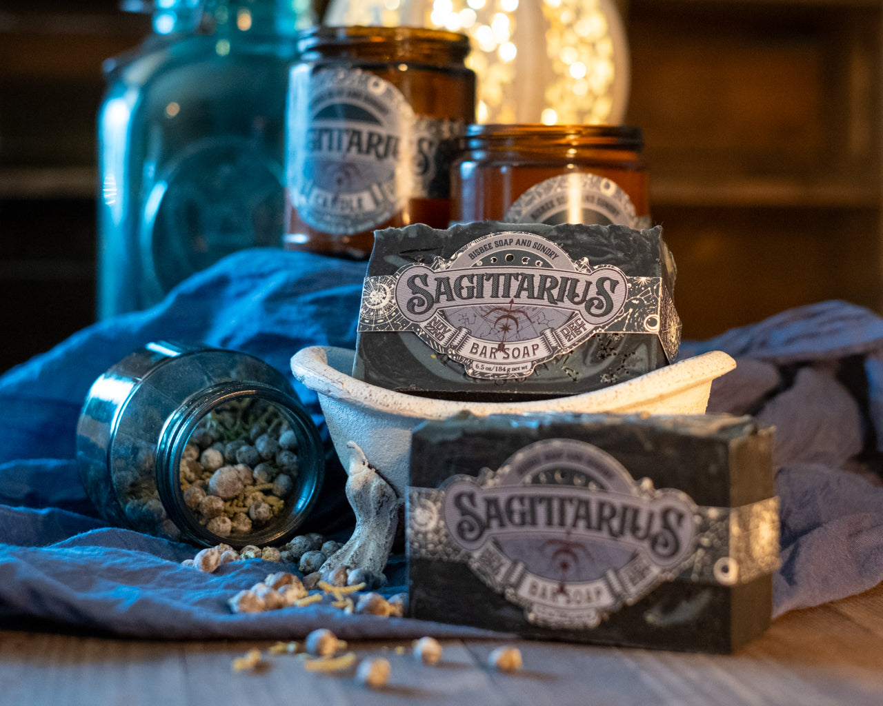 Sagittarius Soap and Candle Set