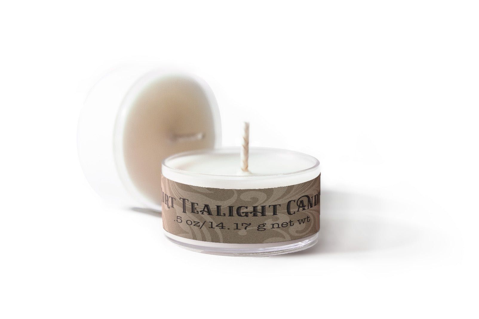 Dirt Tealight Candle