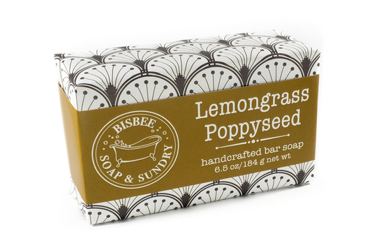 Lemongrass Poppyseed Handmade Soap - 6.5 oz