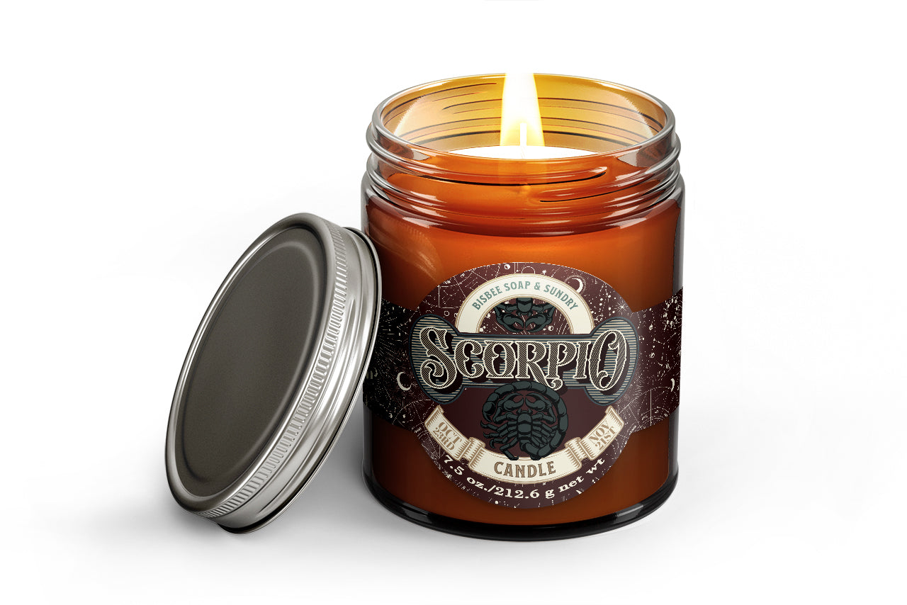 Scorpio Zodiac Candle