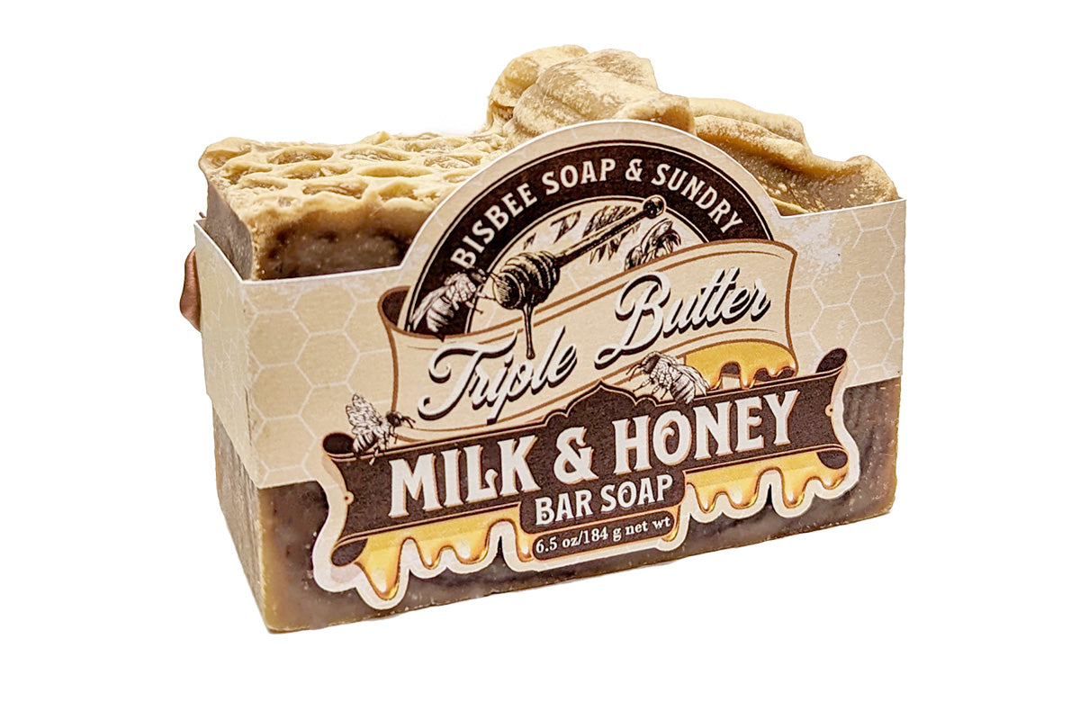 Triple Butter Milk & Honey - Premium Handmade Soap - 6.5 oz