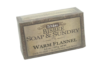 Warm Flannel Handmade Soap - 6.5 oz