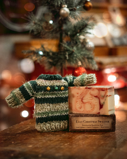 Ugly Christmas Sweater - Soap & Itty Bitty Sweater