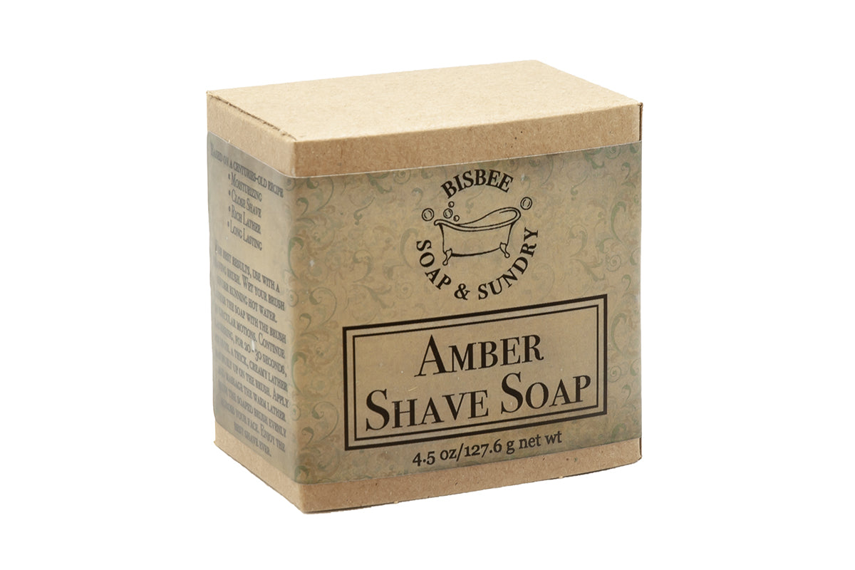 Amber Shave Soap