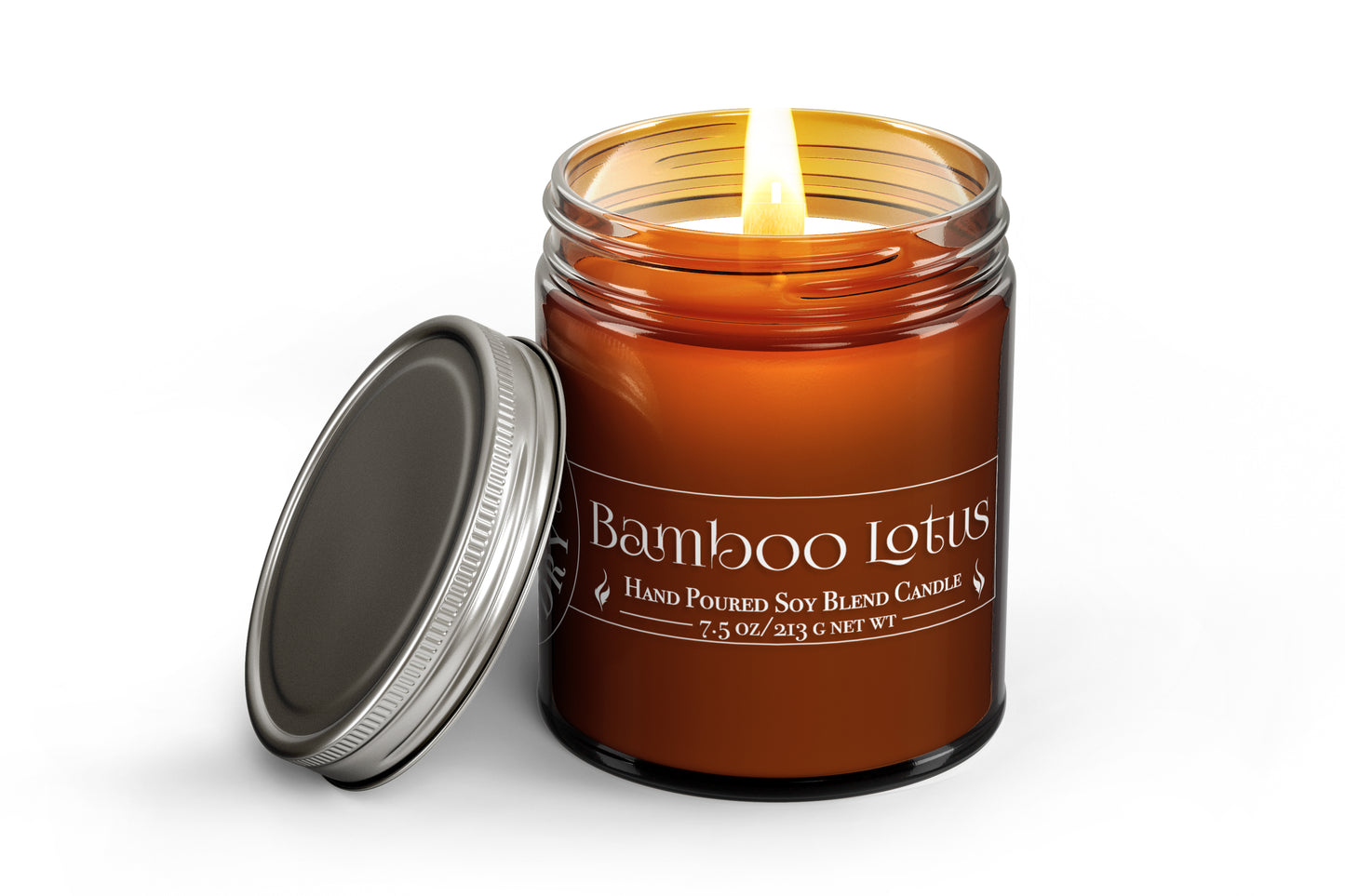 Bamboo Lotus Candle