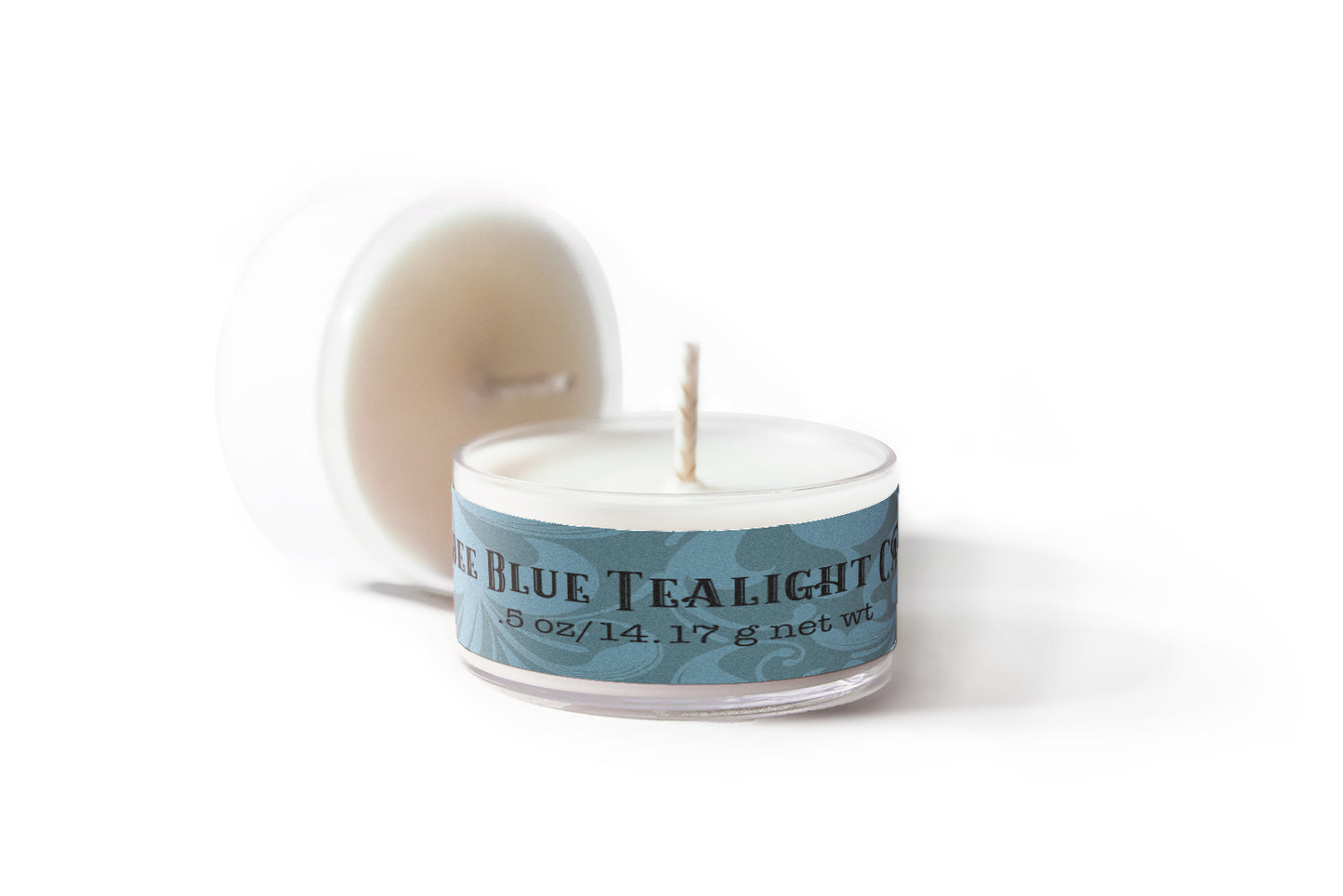 Bisbee Blue Tealight Candle