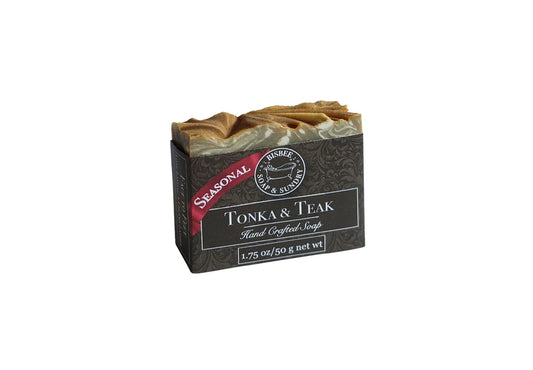 tonka and teak soap